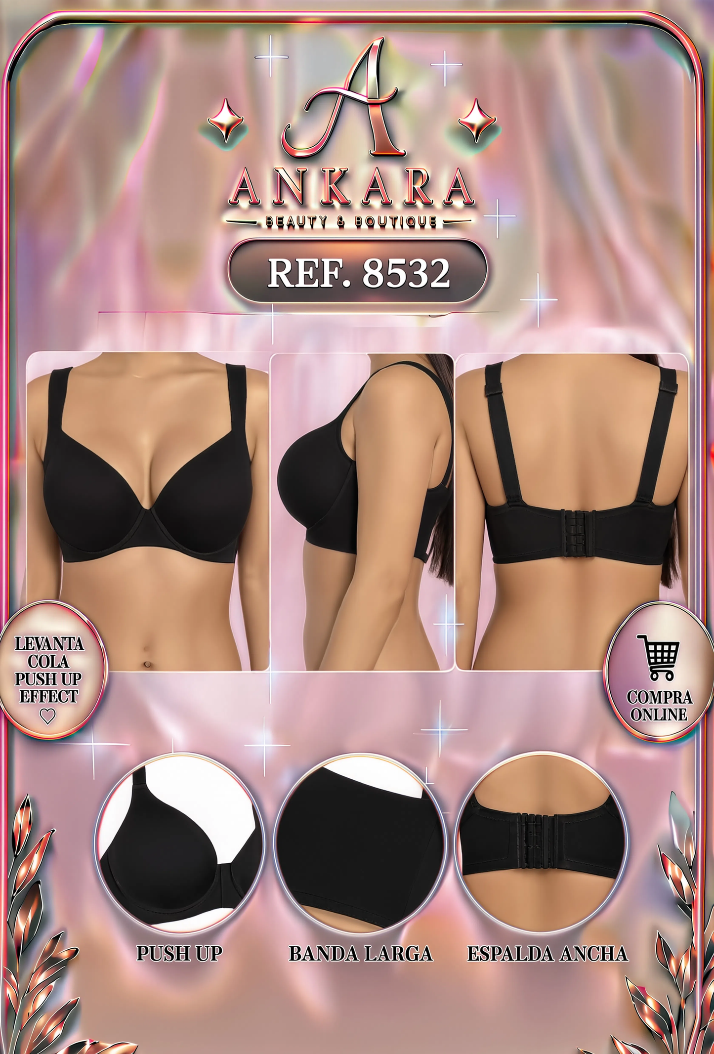 Brasier Ancho de espalda REF 8532