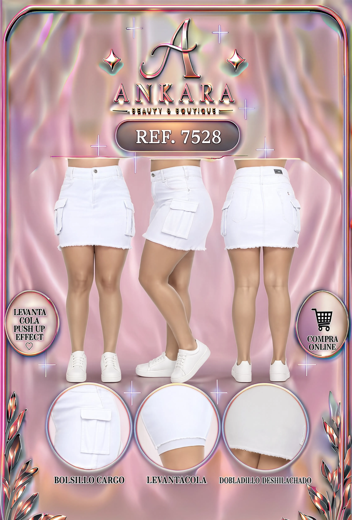 Falda Levantacola cargo Blanco REF 7528