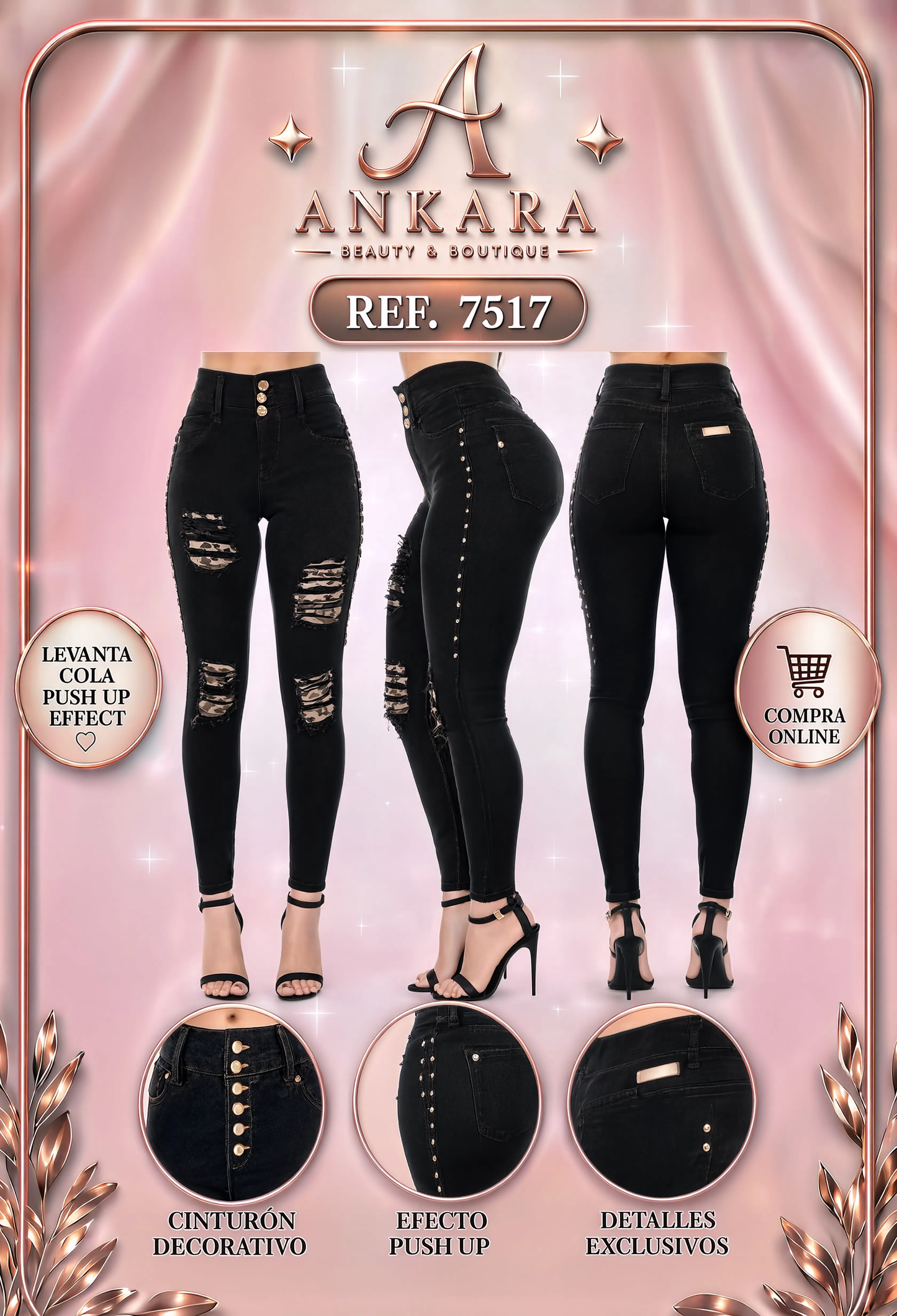 Jean Levantacola Negro REF 7517