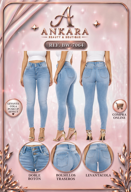 Jeans Azul Brillante REF 7064