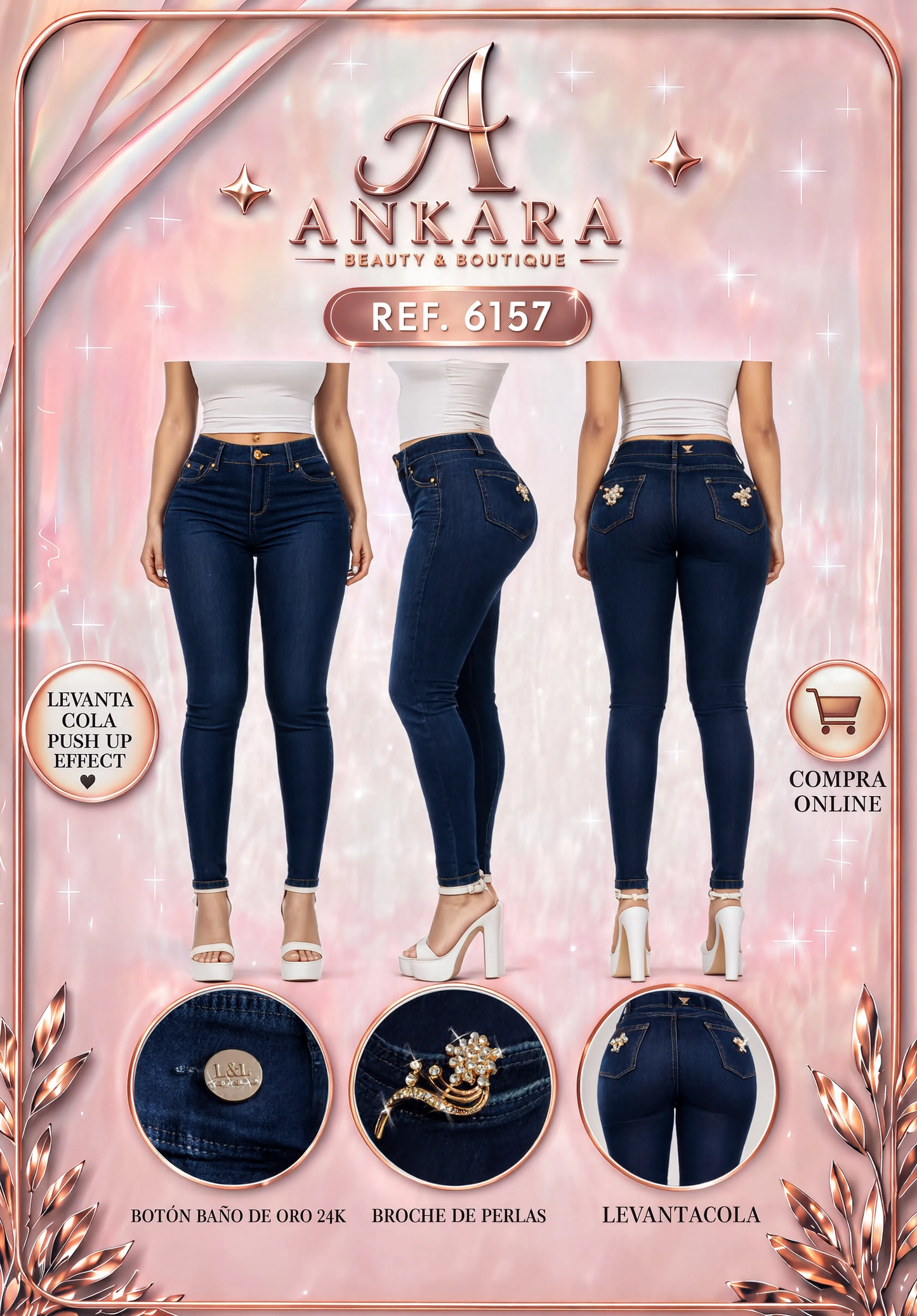 Jeans Azul Oscuro REF 6157