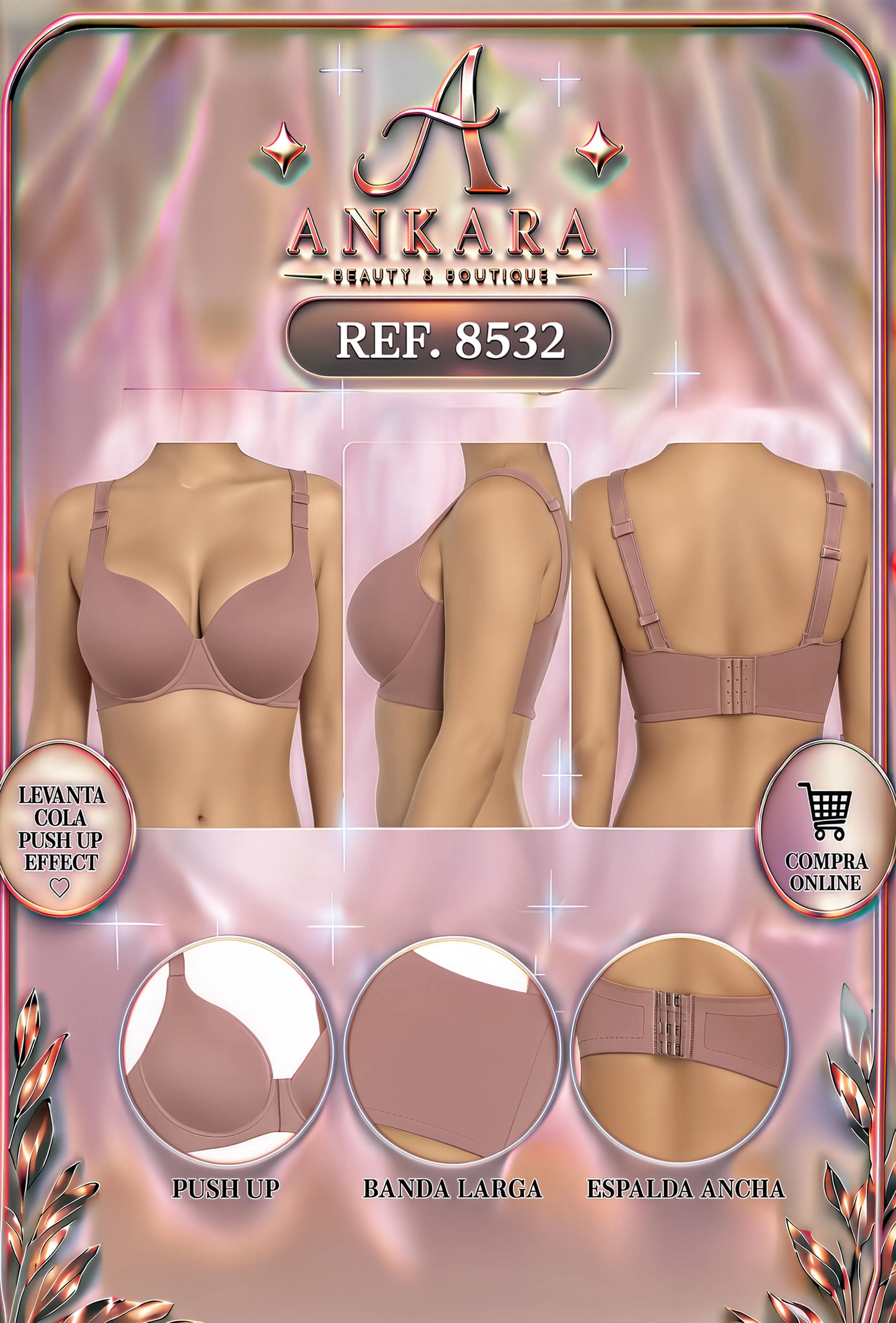 Brasier Ancho de espalda REF 8532