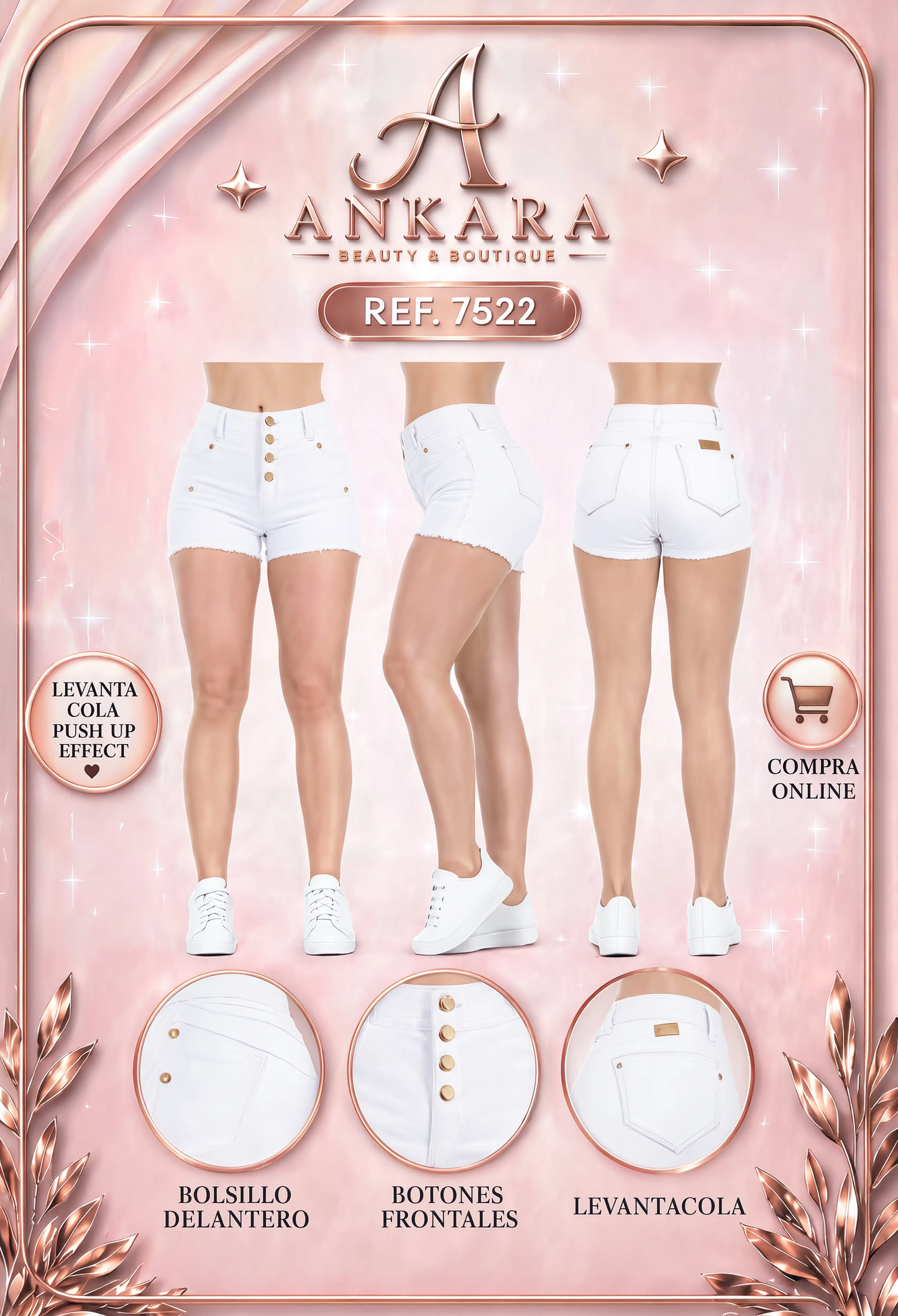 Short Blanco REF 7522