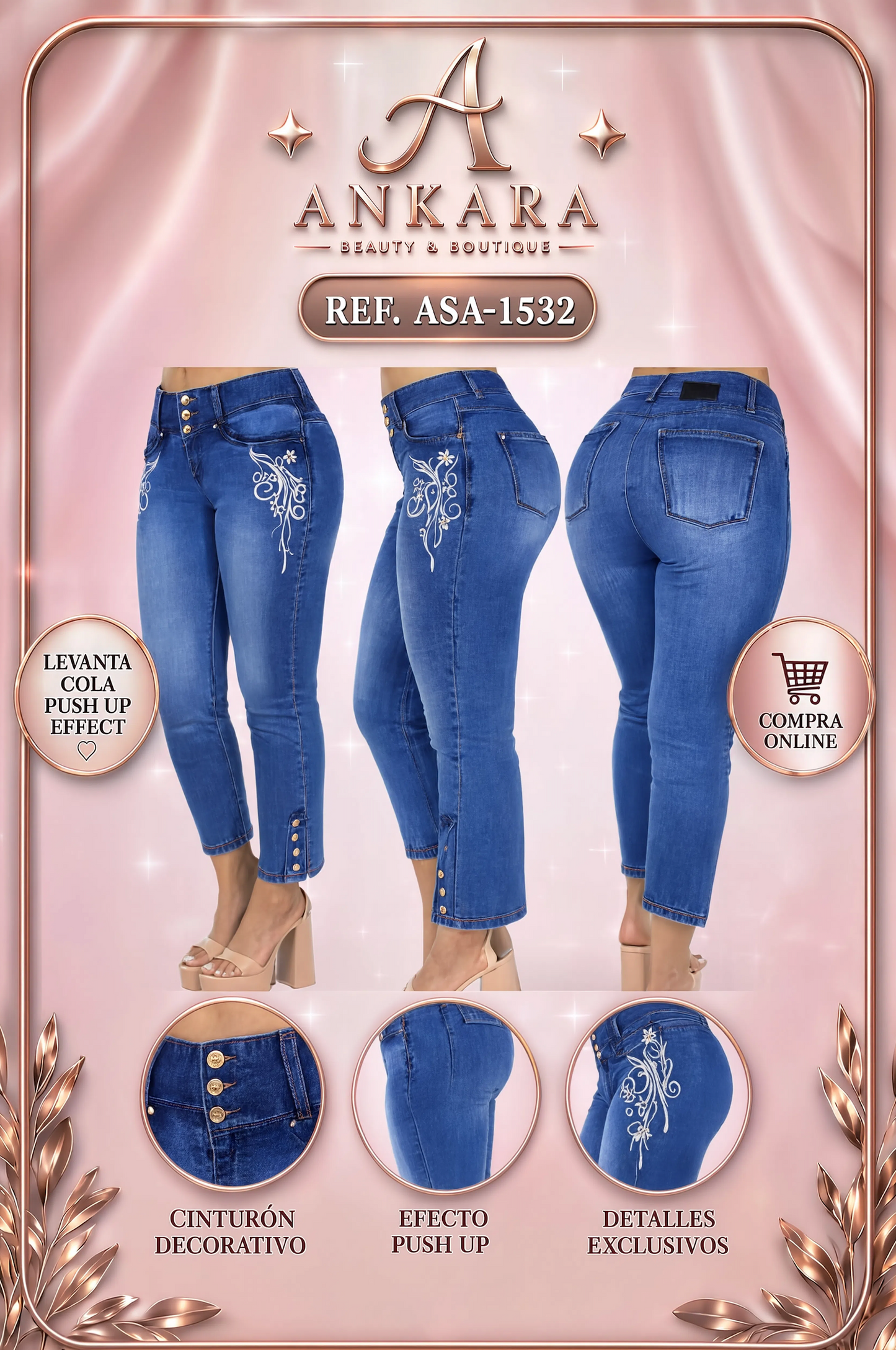 Capri levantacola Azul Celeste REF 1532