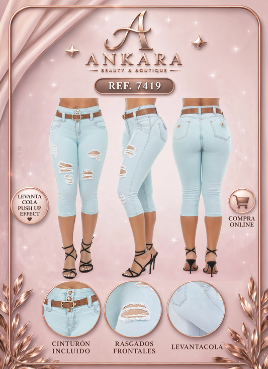 Capri Levanta cola AzuL Celeste REF 7419N